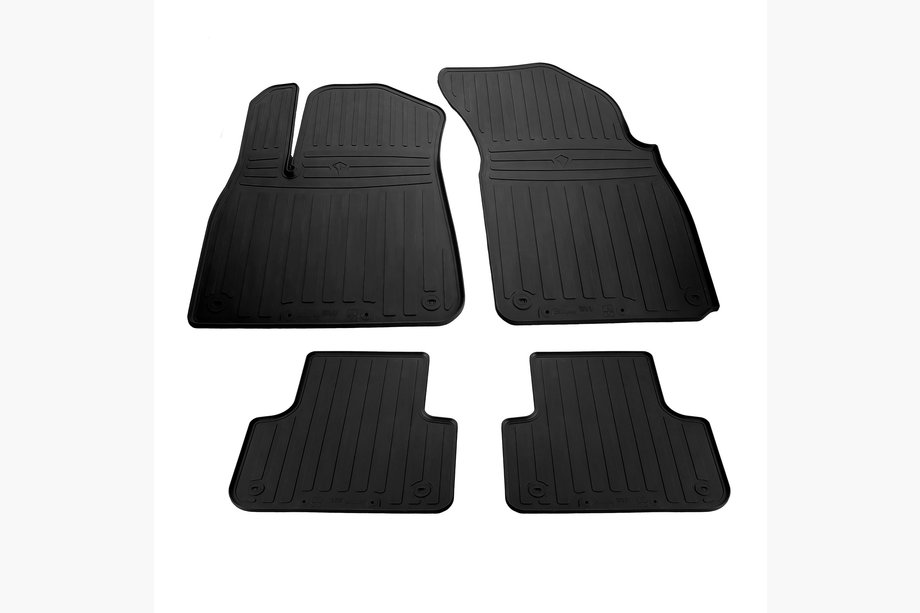 Audi Q8 2018- Rubber Floor Mats (4 pcs, Stingray Premium) Image