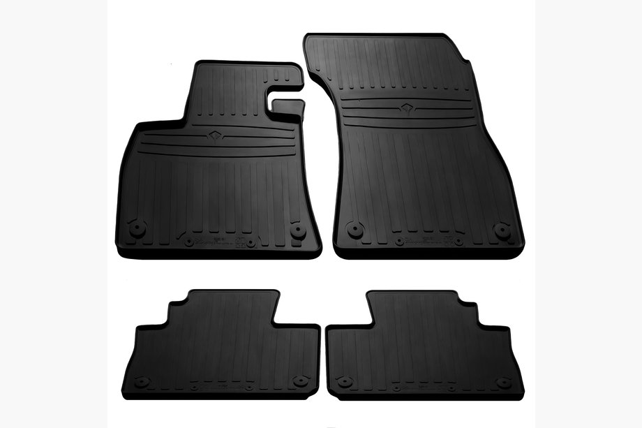 Audi e-Tron 2018-2022 Rubber Floor Mats (4 pcs, Stingray Premium) Image