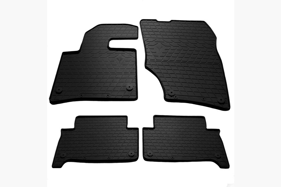 Audi Q7 2005-2015 Rubber Floor Mats (4 pcs, Stingray Premium) Image