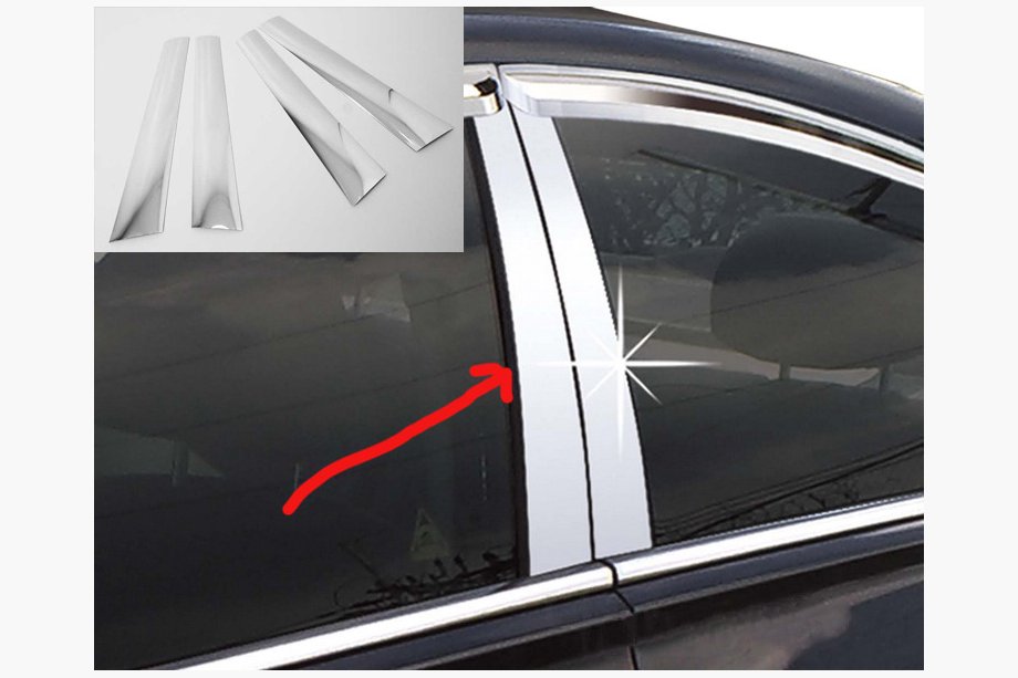 Kia Mohave 2008-2016 SALE!!! Chrome Pillar Film Image