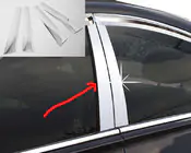 Chevrolet Aveo T200 2002-2008 Chrome Pillar Film photo 1