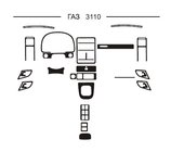 GAZ-31 1981-1992 Dashboard Trim Covers (Hartman) photo 1