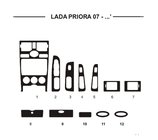 Lada Priora 2007-2018 Dashboard Trim Covers (Hartman) photo 1