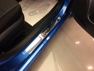 Kia Rio 2005-2011 Door Sill Protectors Natanika Standard (4 pcs, Stainless Steel) photo 1
