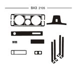 VAZ 2105 1980-2010 Dashboard Trim Covers (Hartman) photo 1