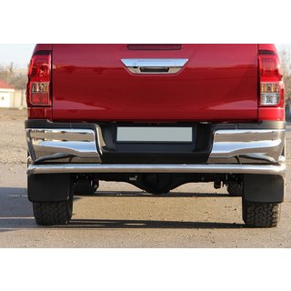 Rear Bar AK005-2 (Stainless Steel) Toyota Hilux 2015- photo 2