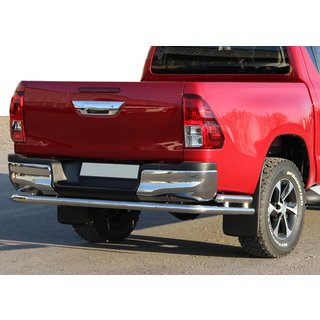 Rear Bar AK005-2 (Stainless Steel) Toyota Hilux 2015- photo 1