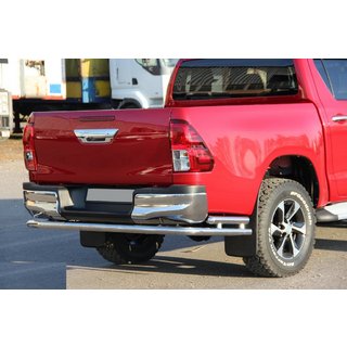 Rear Bar AK005-2 (Stainless Steel) Toyota Hilux 2015- photo 3