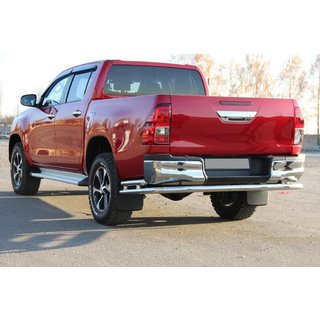 Rear Bar AK005-2 (Stainless Steel) Toyota Hilux 2015- photo 4