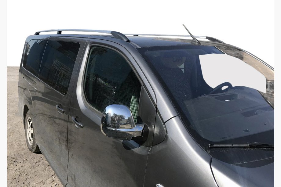 Toyota Proace 2016- Chrome Roof Rails Medium base, plastic foot Photo 3