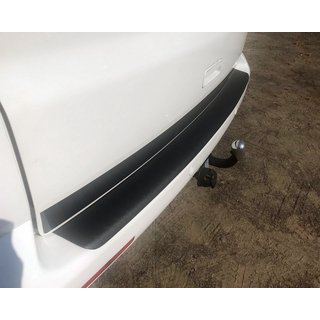 Rear bumper protector with lip (ABS plastic) photo 1