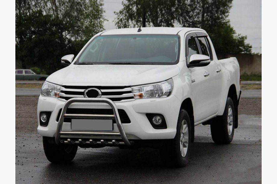 Toyota Hilux 2015- Front Bull Bar QT008 (Stainless Steel) Image