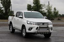 Toyota Hilux 2015- Front Bull Bar QT008 (Stainless Steel) photo 3