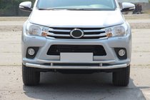 Toyota Hilux 2015- Front Bar ST018 (Stainless Steel) photo 3