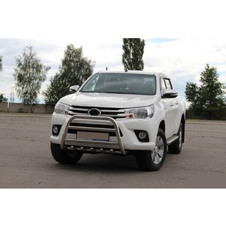 Front Bar WT010 (Stainless Steel) Toyota Hilux 2015- photo 2