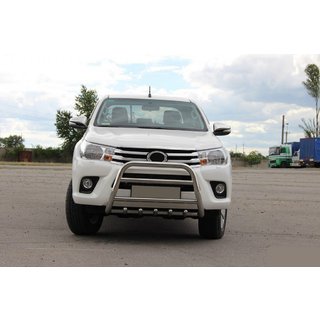 Front Bar WT010 (Stainless Steel) Toyota Hilux 2015- photo 3