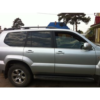 Exterior Window Trim Stainless Steel (6 pcs) Toyota Land Cruiser Prado 120 2002-2009 photo 4