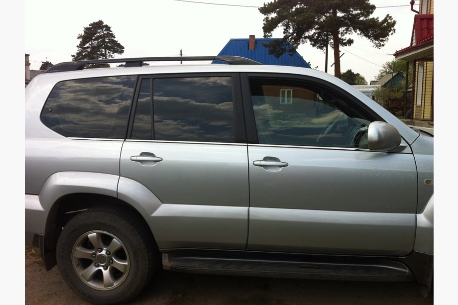 Toyota Land Cruiser Prado 120 2002-2009 Exterior Window Trim Stainless Steel (6 pcs) Photo 4