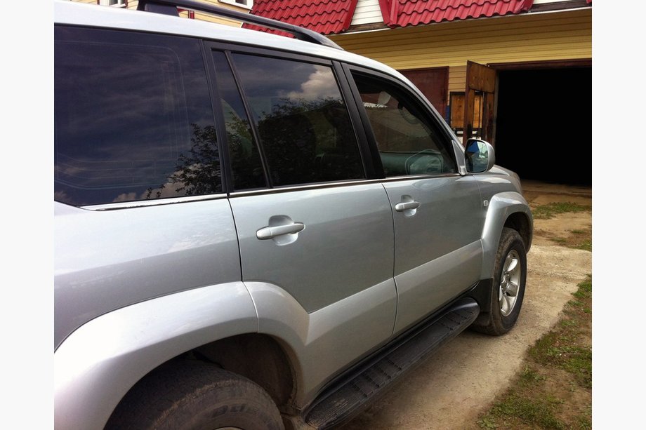 Toyota Land Cruiser Prado 120 2002-2009 Exterior Window Trim Stainless Steel (6 pcs) Photo 2