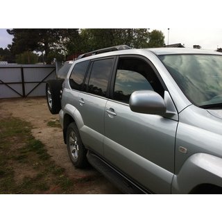 Exterior Window Trim Stainless Steel (6 pcs) Toyota Land Cruiser Prado 120 2002-2009 photo 3