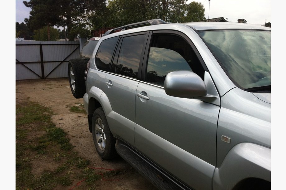 Toyota Land Cruiser Prado 120 2002-2009 Exterior Window Trim Stainless Steel (6 pcs) Photo 3