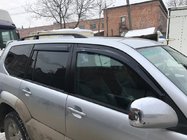Toyota Land Cruiser Prado 120 2002-2009 Black Roof Rails Turkish Plastic Feet photo 8
