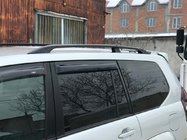 Toyota Land Cruiser Prado 120 2002-2009 Black Roof Rails Turkish Plastic Feet photo 5