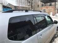 Toyota Land Cruiser Prado 120 2002-2009 Black Roof Rails Turkish Plastic Feet photo 3