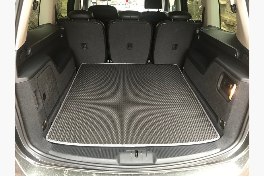 Volkswagen Sharan 2010-2023 Upper Trunk Mat (EVA, Black) Image