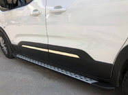 Peugeot Partner/Rifter 2019- Stainless Steel Door Molding Covers OmsaLine - Italian Stainless Steel photo 1