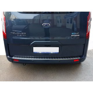 Rear Bumper Protector OmsaLine (Stainless Steel) Ford Custom 2013-2022 photo 2