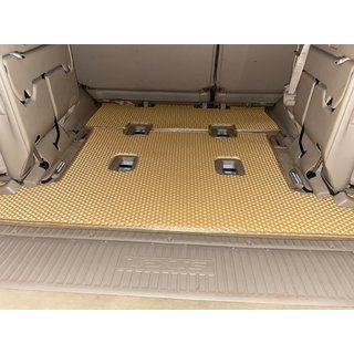Trunk Mat 2 pcs Beige (EVA, 7 seats)