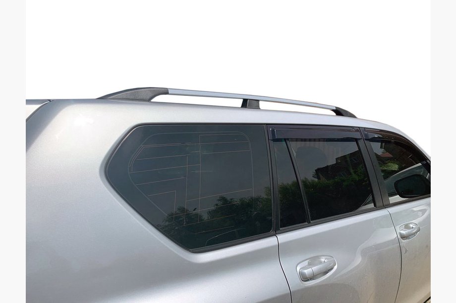 Toyota Land Cruiser Prado 150 2009-2023 Roof rails Turkish design (Chrome, 2 pcs) Image