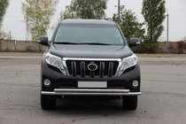 Toyota Land Cruiser Prado 150 2009-2023 Front Bar ST014 (Stainless Steel) 60/60 mm photo 2