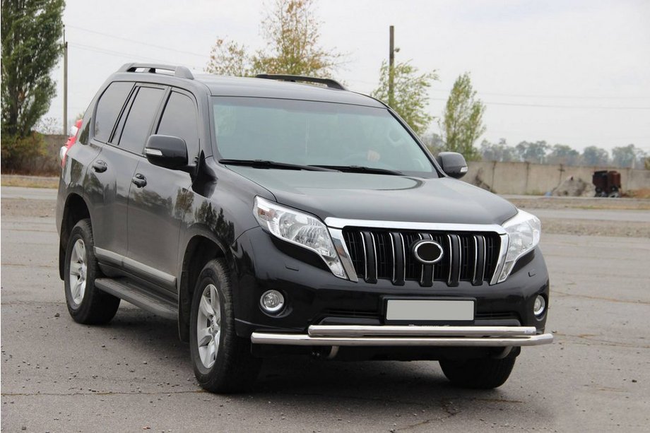 Toyota Land Cruiser Prado 150 2009-2023 Front Bar ST014 (Stainless Steel) Photo 4