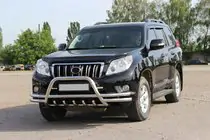 Toyota Land Cruiser Prado 150 2009-2023 Bull Bar WT003-2-Plus (Stainless Steel) photo 2