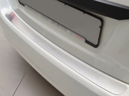 Toyota Yaris 2010-2020 Rear Bumper Protector Natanika (Stainless Steel) photo 1