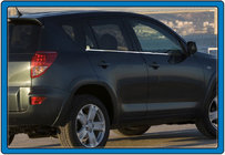 Toyota Rav 4 2006-2013 Exterior window trim stainless steel (4 pcs) OmsaLine - Italian Stainless Steel photo 5