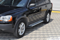 Volvo XC90 2002-2014 Side Steps Allmond Grey (2 pcs, Aluminum) photo 1