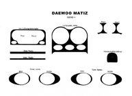 Daewoo Matiz 1998-2008 Dashboard Trim (1998-2005) Aluminum photo 2