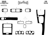 Volvo V70 1997-2000 Dashboard Trim Covers Aluminum photo 5