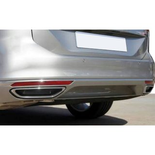 Exhaust tip covers imitation SD/SW (2015-2018, 2 pcs, stainless steel) photo 4