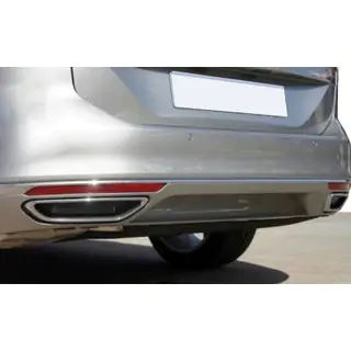 Exhaust tip covers imitation SD/SW (2015-2018, 2 pcs, stainless steel) photo 4