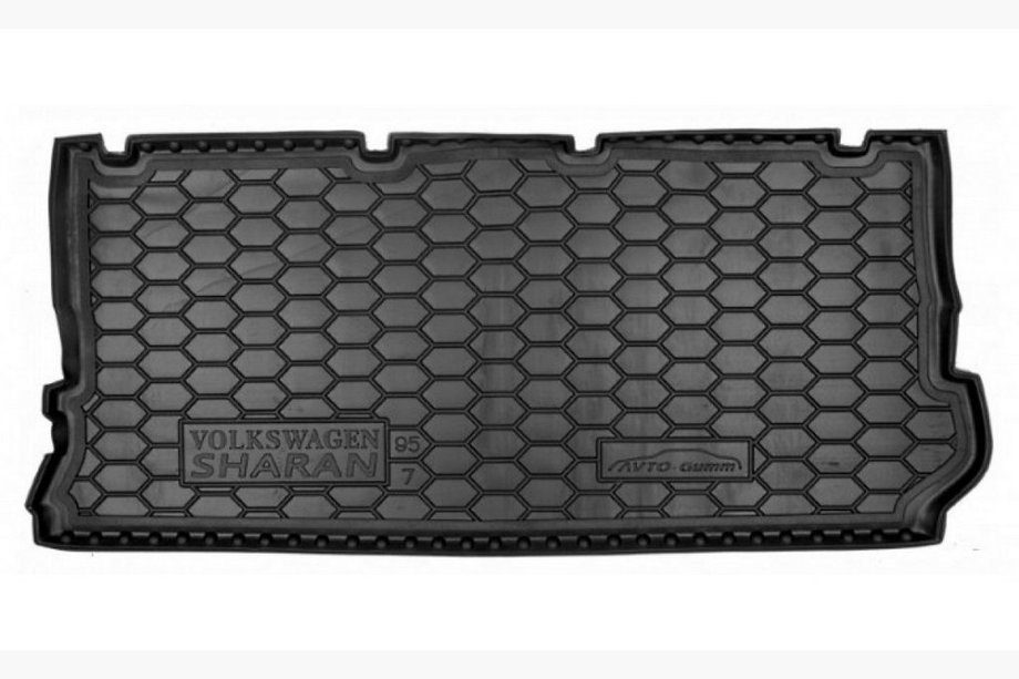 Volkswagen Sharan 1995-2010 Trunk Mat 7-Seater (Autogumm, Plastic) Image