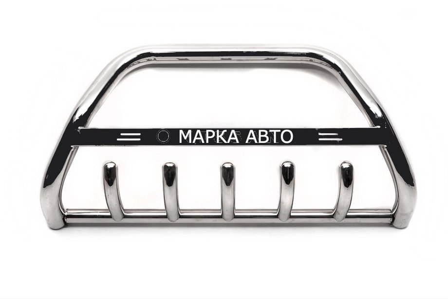 Toyota Land Cruiser 90 Prado 1996-2002 Bull Bar WT004 Stainless Steel Image