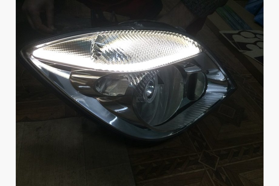 Mercedes Sprinter W906 2006–2018 Front headlights with lenses ↗ LED (2 pcs, Taiwan) Photo 4