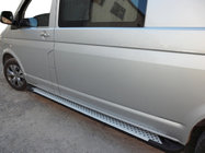 Volkswagen T5 2010-2015 Side Steps X5-Type (2 pcs, Aluminum) photo 1