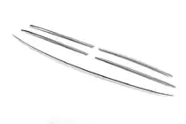 Mercedes Sprinter W901/902/903/904/905 1995–2006 Chrome trim for radiator grille frame (2002-2006, 5 pcs, stainless steel) photo 4