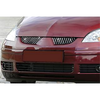 Chrome Grille Covers (24 pcs, Stainless Steel) Mitsubishi Colt 2004-2012