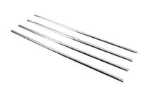 Mitsubishi Lancer X 2008- Exterior window trim stainless steel (4 pcs) OmsaLine - Italian Stainless Steel photo 5